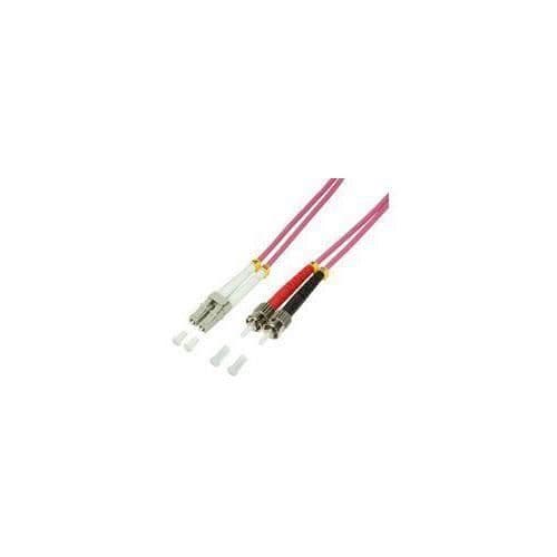 LogiLight fiberoptisk OM4 patchkabel 50/125, LC-ST 5,0 m