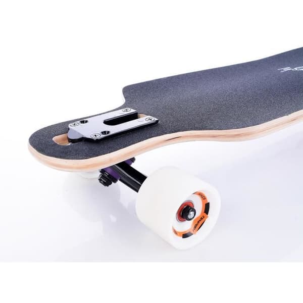 Tempish longboard Fox 82,5x21,5 cm trä vit/svart
