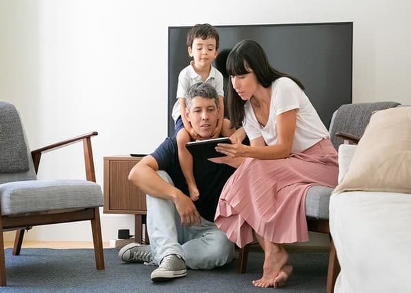 Gosund Tuya SW9 smart switch med belysningsarmatur som stöder Google Assistant och Amazon Alexa