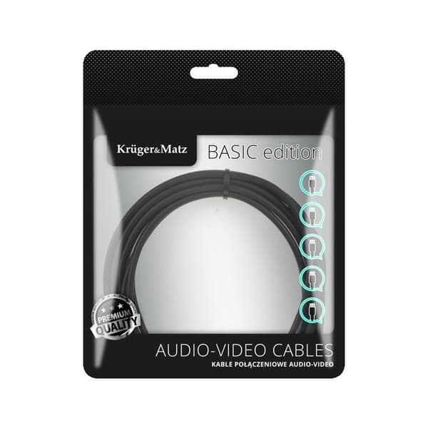 HDMI-kabel till Micro HDMI Kruger&Matz Basic | 1,8m | Hög hastighet 18 Gbps | 4K HDR & 3D