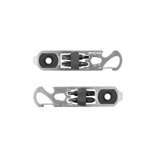 Multifunktionsverktyg DoohicKey® Ratchet KMTRT-11-R3 Nite Ize Grå