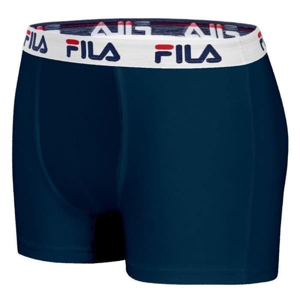 FILA Boxershorts i bomull för män - Airy Mesh - Förpackning om 2 - Blå