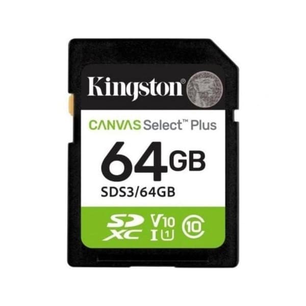 KINGSTON Minnepinn 64GB SDXC Canvas Select Plus *SDS3/64GB