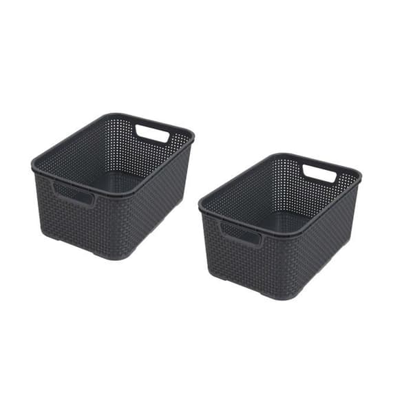 Korg / Korg - BRANQ - 5901098046206 - Set om 3 - Rottingeffekt - Plast PP antracit