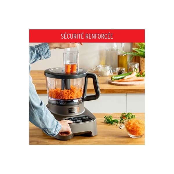 Moulinex, Double force, Multifunktionsrobot, mixer, 10 tillbehör, 6 hastigheter, FP827E10