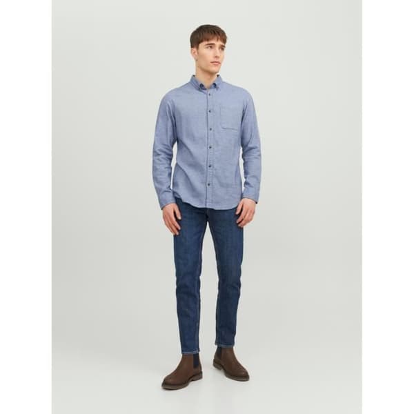 Jack & Jones klassisk melangeskjorta