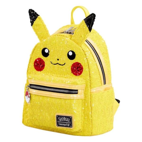 Mini Ryggsäck Loungefly - Pokemon - Cosplay Pikachu med Paljetter