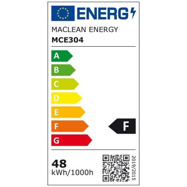 Ampull LED - Maclean - MCE - 48W - 5040 lumen - Kallvit - E27