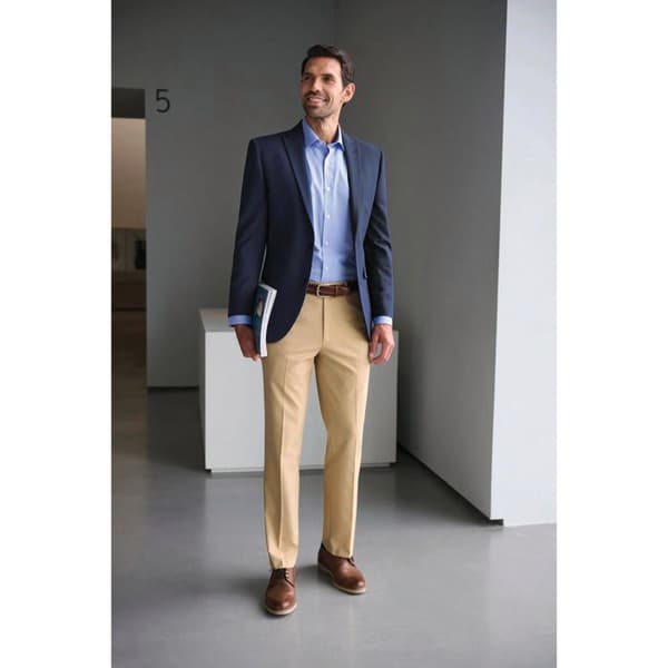Brook Taverner William - denim blazer med figursydd skärning