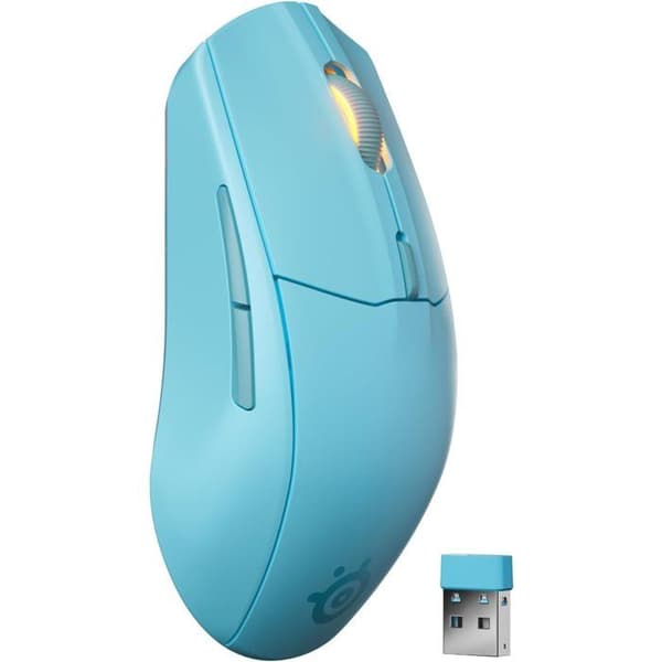 Trådlös gamingmus - STEELSERIES - Rival 3 Gen 2 - Turkos