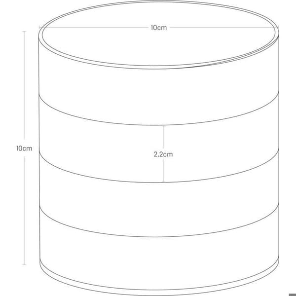 Vit 4-våningssmyckeslåda i resin Tower