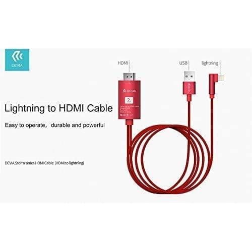Devia HDMI till Lightning-adapter Storm-serien - Svart