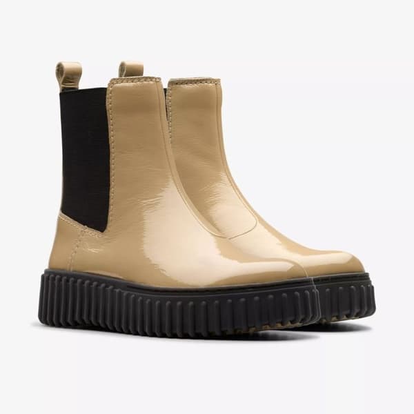 Clarks sko Modell Torhill Maple - Beige färg