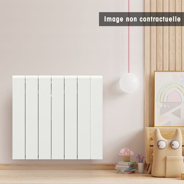 BATILEC Ansluten aluminiuminertiradiator ZILO WiFi 2000 W