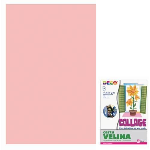 CWR 280496TISSUE PAPPER, 50X 76CM, FÖRPACKNING AV 24, ROSA 05314