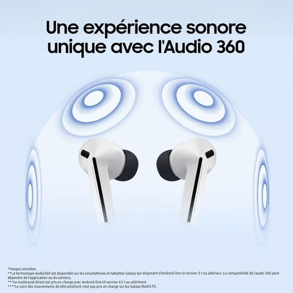Samsung Buds3 FE Svart