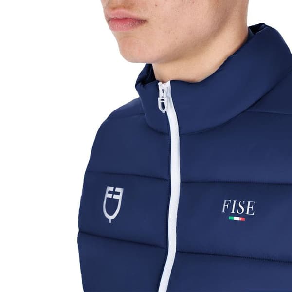 Utanärmad väst Equestro X Fise