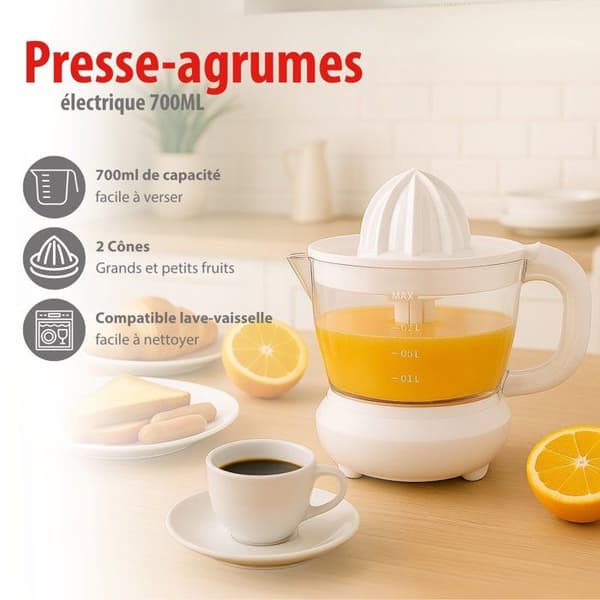 alpina Elektrisk Citruspress 0.7L – Citronpress 25W