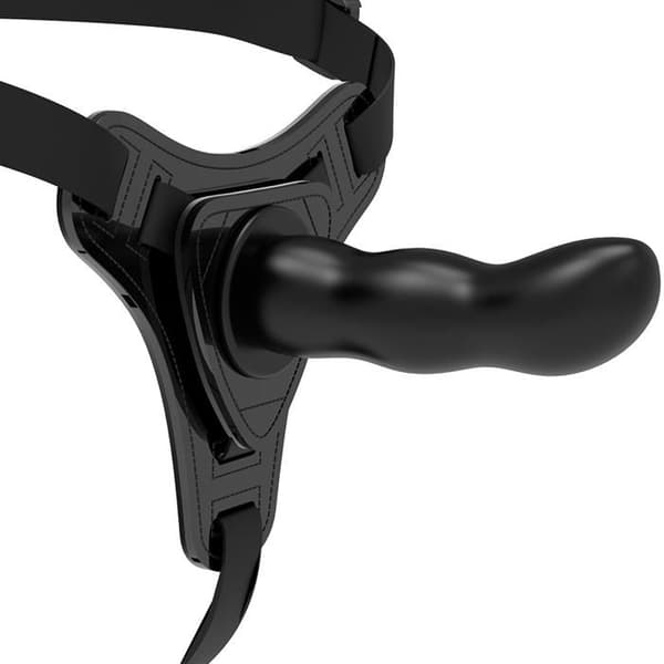 Harnes - FETISH - UNDERDÅNIG - Silikon - 16 cm - Svart
