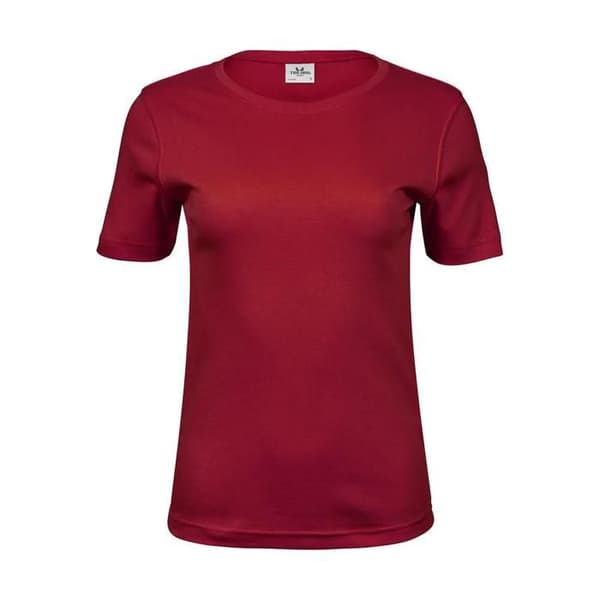 T-shirt dam Tee Jays Interlock - röd