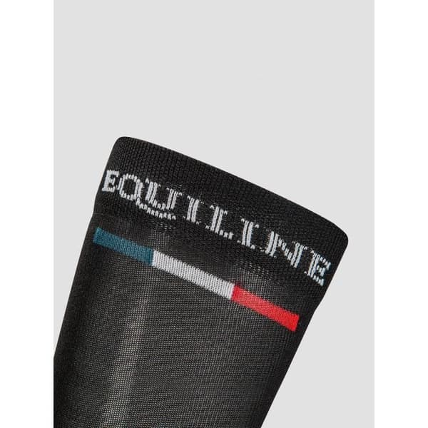 Ridsockor behandlade med silverfosfat Equiline - svart - 39/42