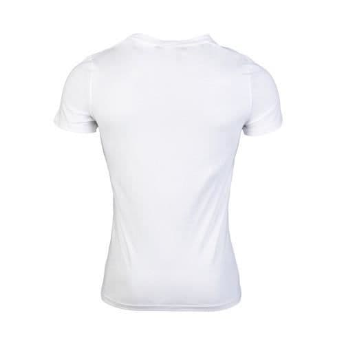Hom T-shirt - Vit - Rundad krage - Herr - Bomull (92%), elastan (8%)