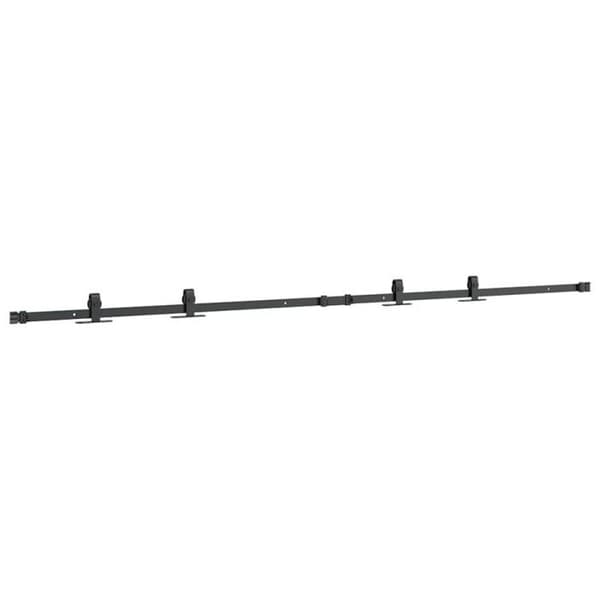 Kit för skjutdörrsram 200 cm kolstål
