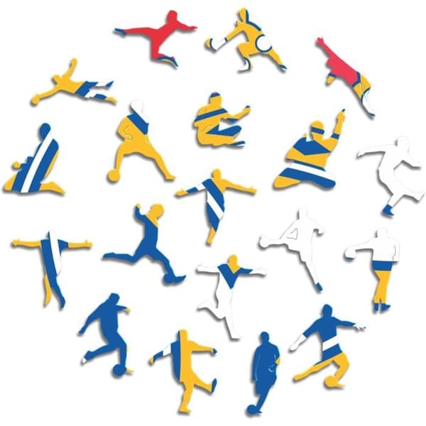 Trä pussel - IKONISKA PUZZLEN - Real Madrid - 270 bitar - Hållbar - Idealiskt present