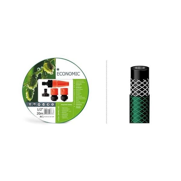 Vattenslang - CELLFAST - EKONOMISK - 20 m - Plast - 20 bar - 1/2"