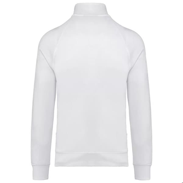Sweatshirt i bomull med raglanärmar WK. Designad för arbete - vit