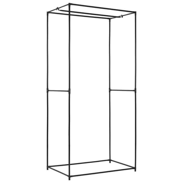 vidaXL Garderobskräm 75x50x160 cm