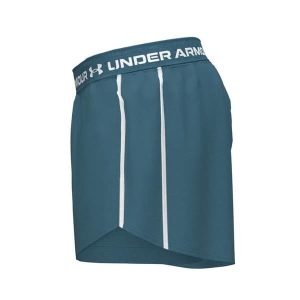 Shorts 2-i-1 - UNDER ARMOUR - Tech Play Up - Blå - Inbyggd kompression - Återvunnen polyester ≥90%