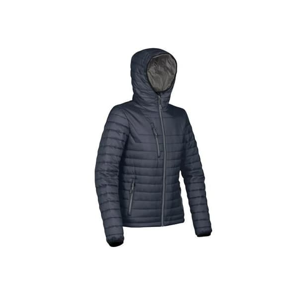 Doudoune med huva dam Stormtech Gravity Thermal - marin/grå