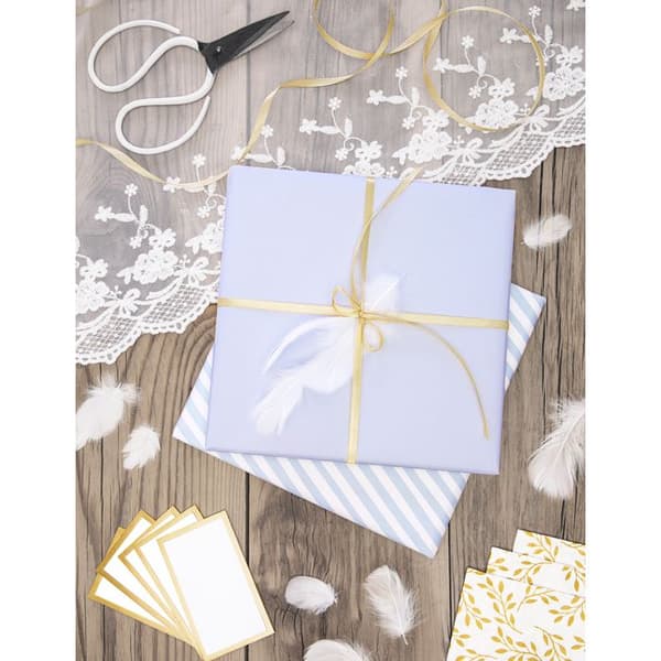 Satinband guld ockra 0,6 cm x 25 m - Guld