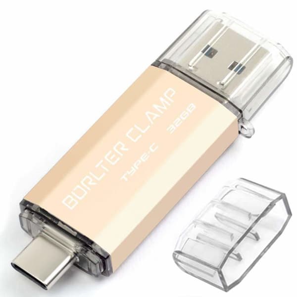 USB-minne Borlter klämma - TGX typ-c guld 32gb