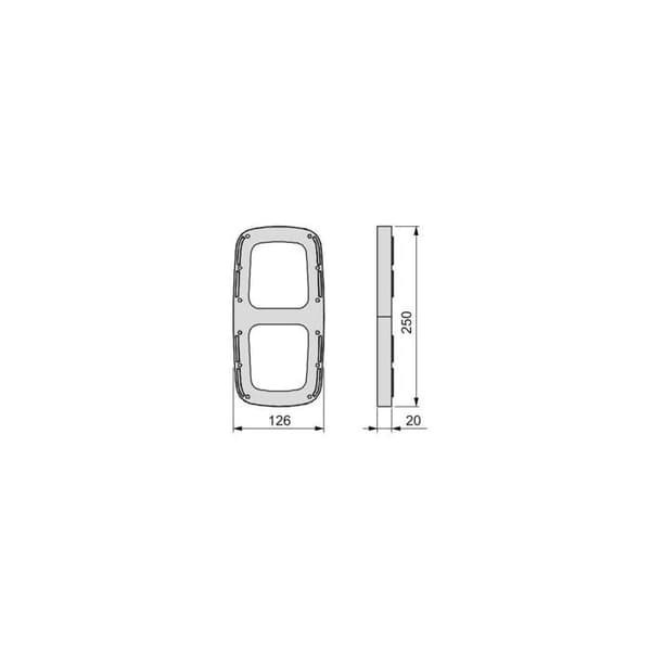 Accessoire latéral de penderie rabattable 7067325 pour armoire Sling Emuca