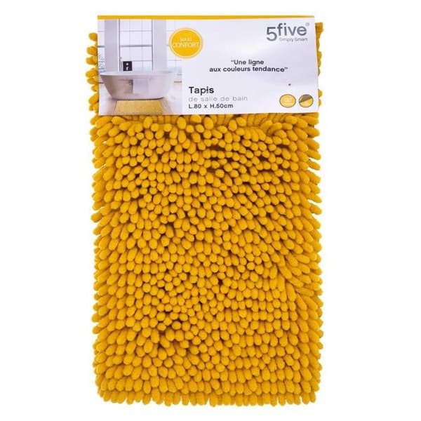 Badrug 50x80cm "Colorama" gul - 5 five simply smart