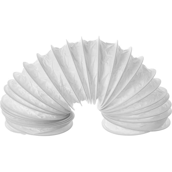 Ventilationsrör PVC - LIRAST - 1 m - Ø100 mm - Flexibel ståltråd - -20°C/+80°C
