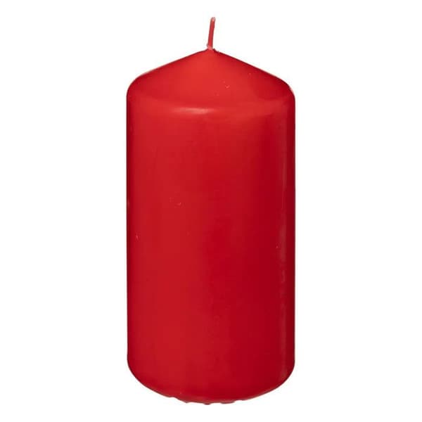 Set med 4 "Advent" ljus 505g Röd