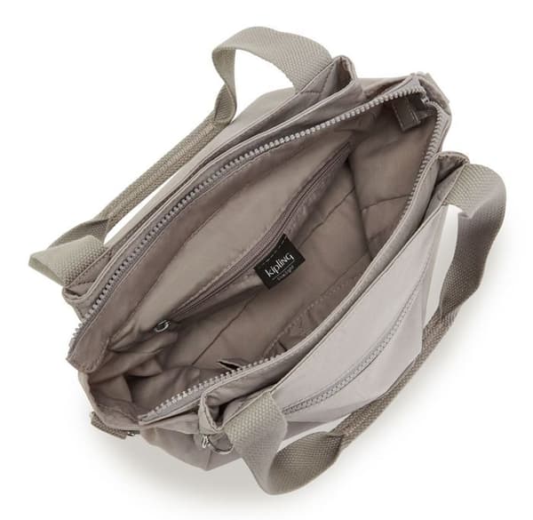 kipling Grå axelväska för kvinnor - Basic Elysia Shoulderbag Grå Grå 234588