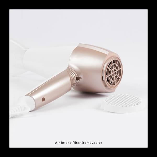 ProfiCare PC-HT 3010 Hårtork Vit-Champagne