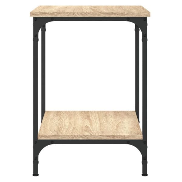 vidaXL Soffbord eksonoma 40x40x55 cm träelement 832824