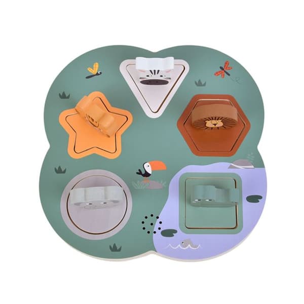 Small foot Safari pussel i kuber 5 styck(en) Djur
