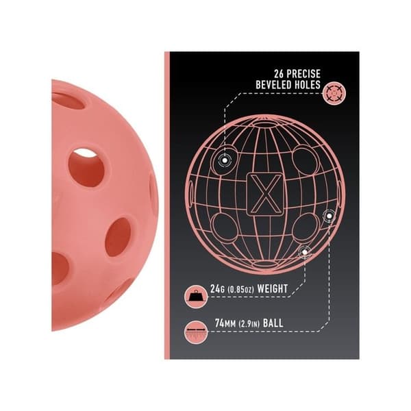 Inomhus pickleballbollar Franklin X-26 (x12)