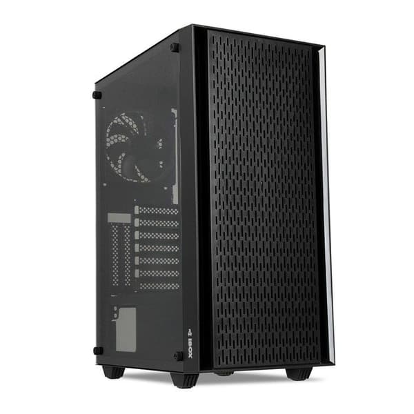 PC-chassi - IBOX - Cetus 903 - Midi Tower Svart - ARGB-belysning - Micro-ATX/Mini-ITX - GPU upp till 290 mm