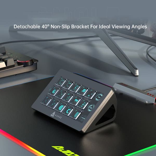 AJAZZ AKP153E Svart kontrolltangentbord