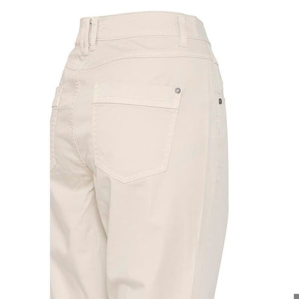 Hög midja raka jeans dam Pulz Jeans Evelyn