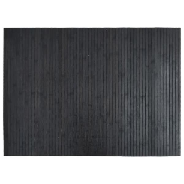 vidaXL Rektangulär matta grå 70x100 cm bambu 376742