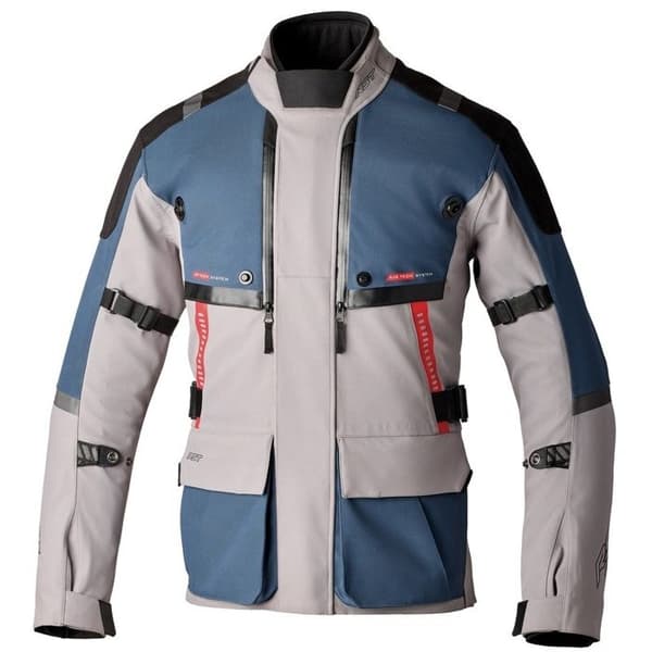 Motorcykeljacka RST Pro Series Vulcan CE - silver/blå