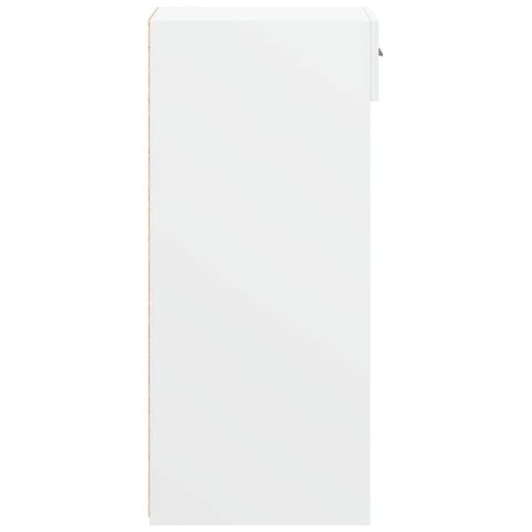 vidaXL Buffé vit 40x42,5x93 cm ingenjörsträ 846313